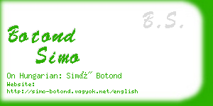 botond simo business card